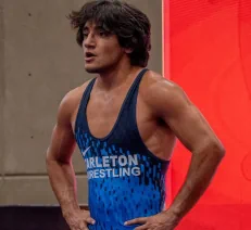 Coach Zachary Espalin assistant club wrestling coach