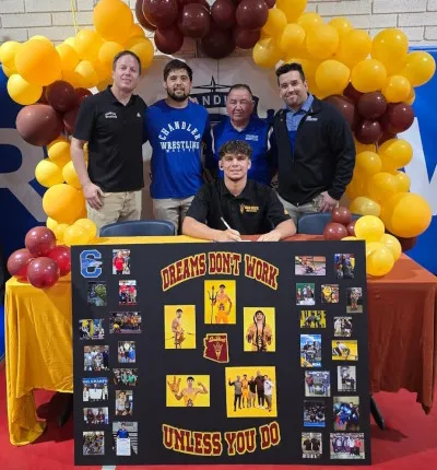 ASU Signing day for Southwest Wrestler